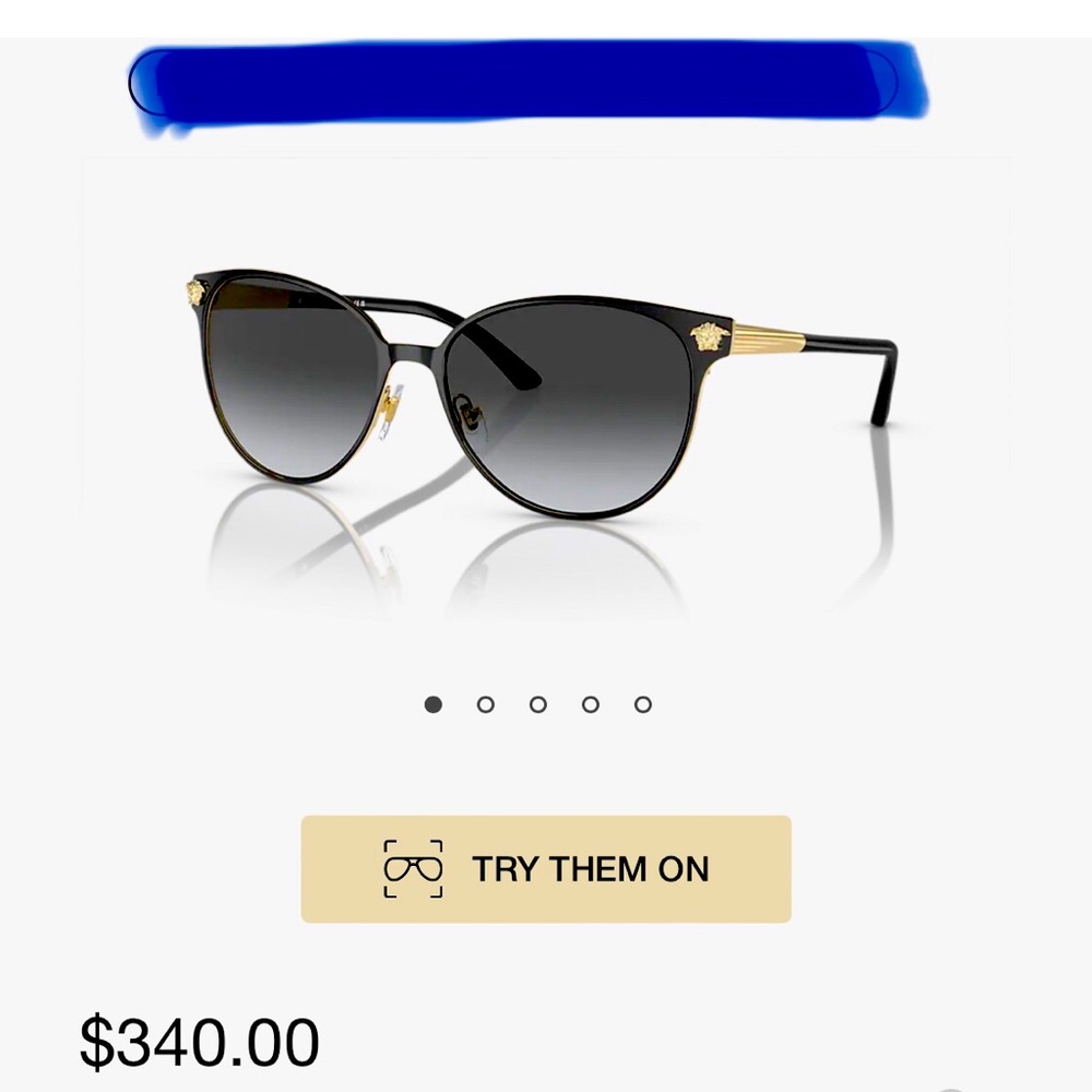Brand new Versace Sunglass with case and box